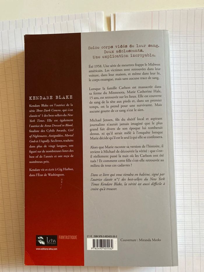 Broché All these Bodies - Kendare Blake - photo numéro 2