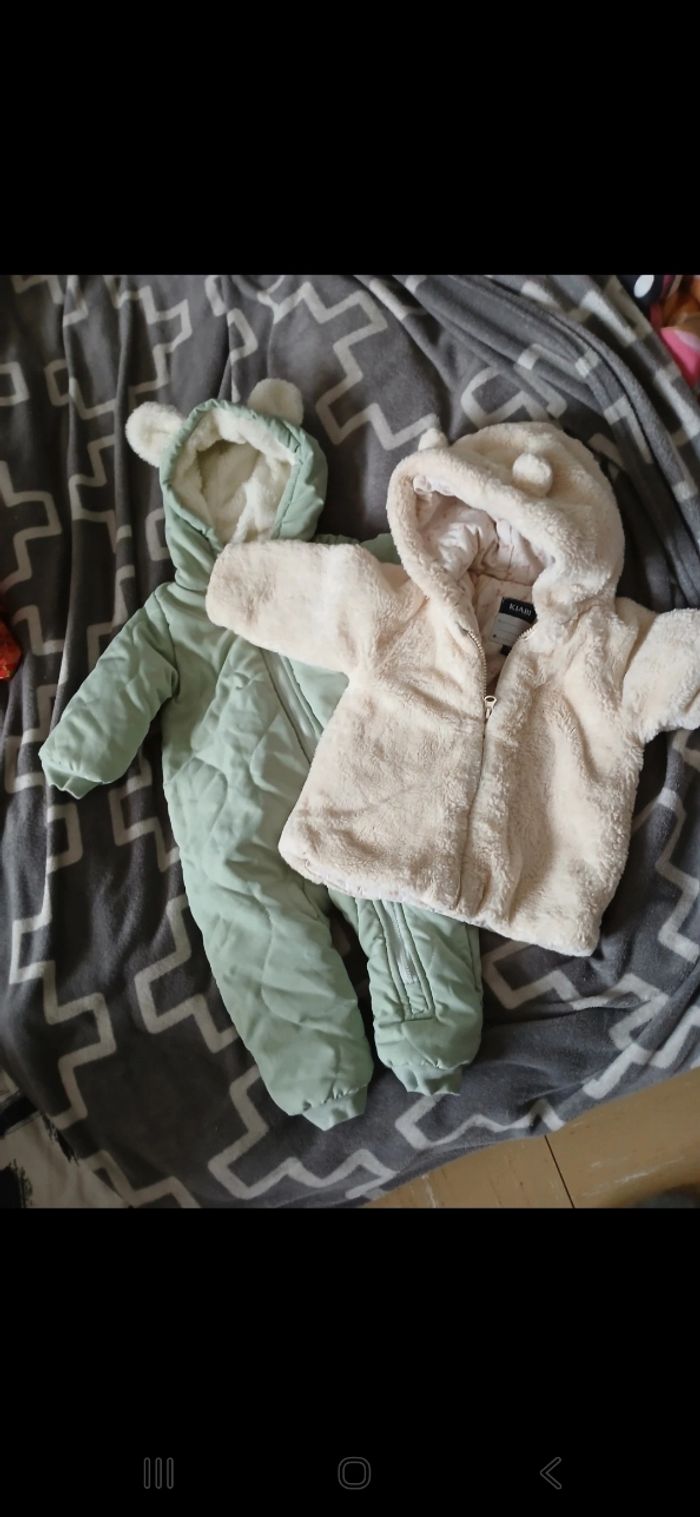 Combinaison et gilet polaire