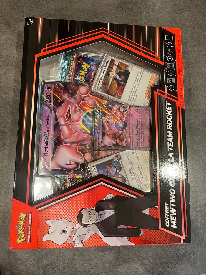 Coffret Pokémon Mewtwo EX De La Team Rocket