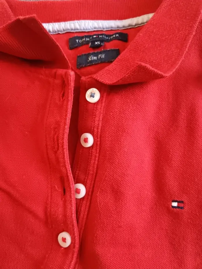 Lot de 2 polo fille xs Tommy Hilfiger - photo numéro 5