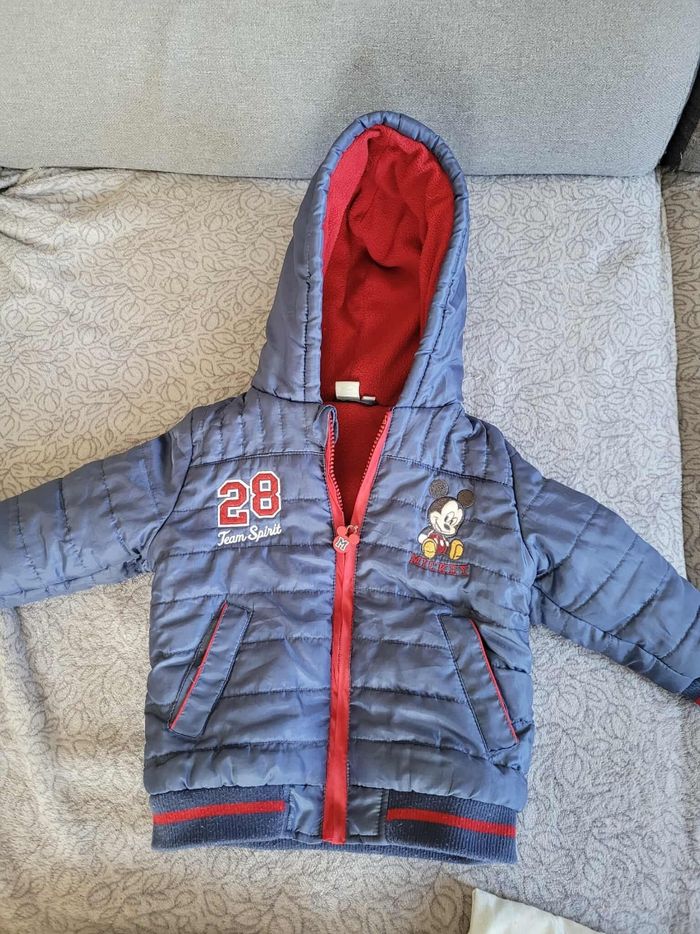 Manteau bleu enfant garçon 18 mois