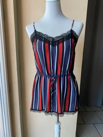 Caraco rayé Zara S