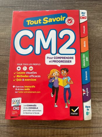 Livre Tout Savoir CM2