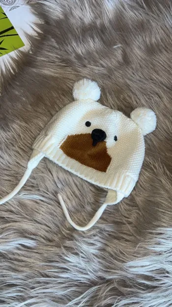 Bonnet ourson taille 47cm