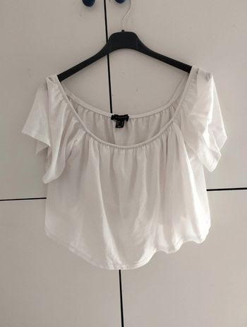 Top blanc atmosphère 40