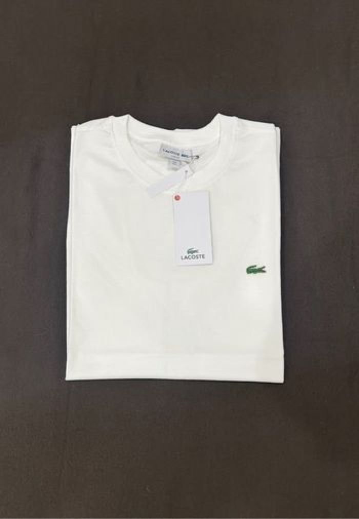 T-shirt Lacoste taille L blanc unis