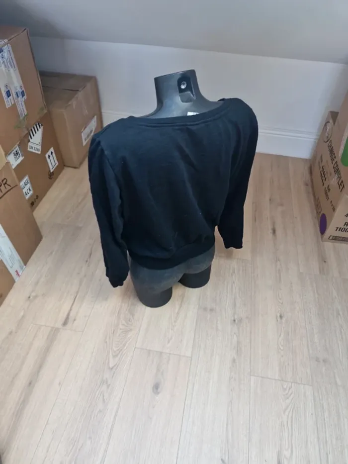 Magnifique pull tom et Jerry noir taille XL - photo numéro 3