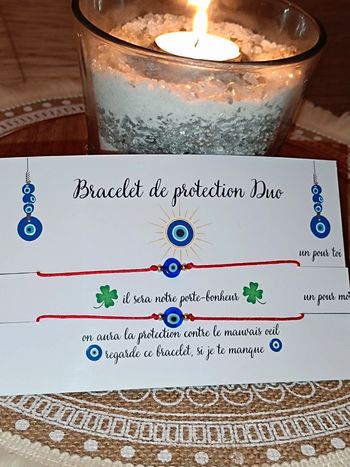 🧿Bracelet de protection duo 🧿