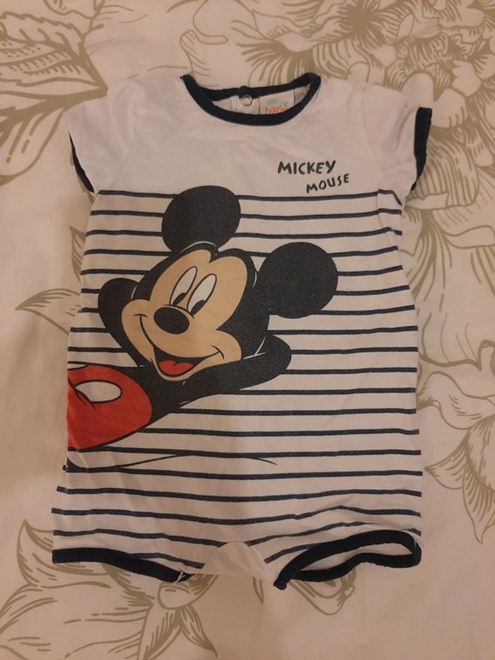 Combishort Mickey 12 mois