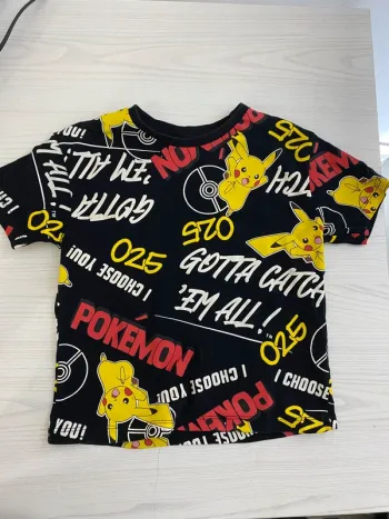 T-shirt manches courtes Pokémon Pikachu 3-4 ans > 104 cm