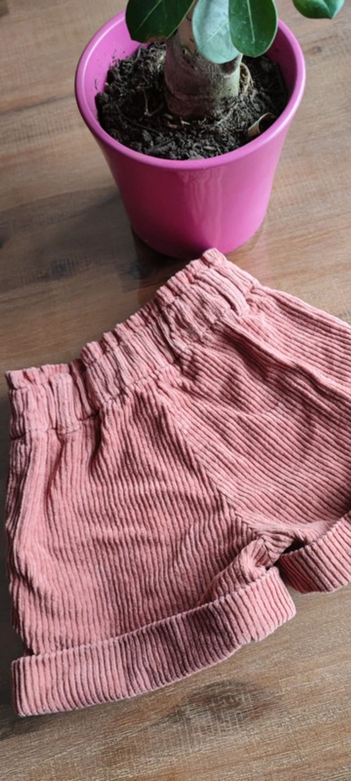 Short velours côtelé fille 18 mois IKKS - photo numéro 3