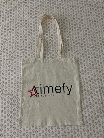 Tote bag écru Timefy