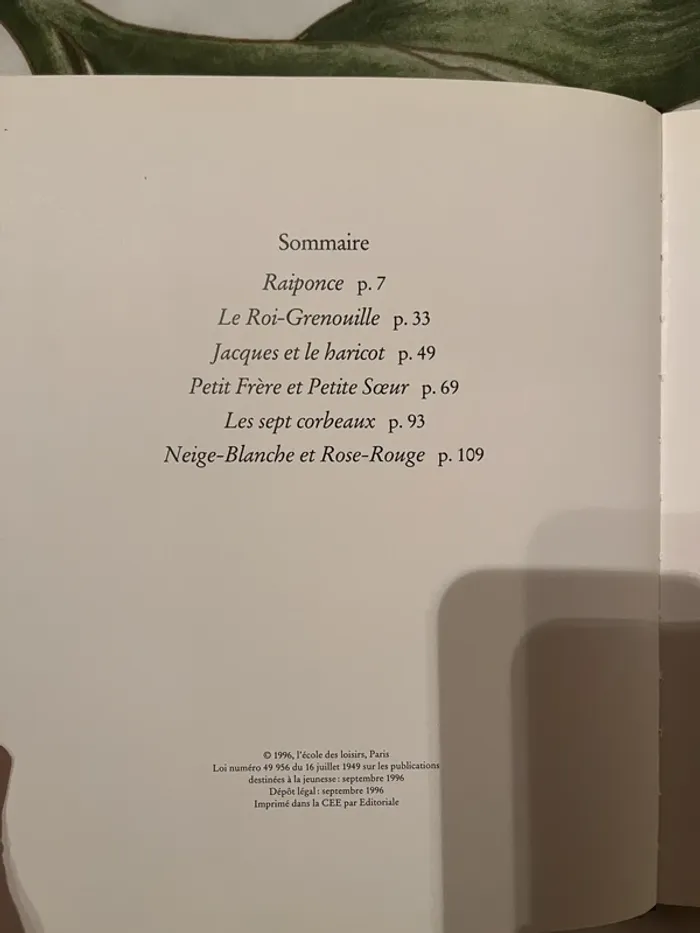 Livre de contes de fées - photo numéro 3