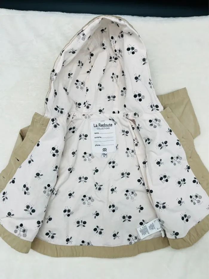 Coupe vent doublé bébé fille la redoute - photo numéro 2