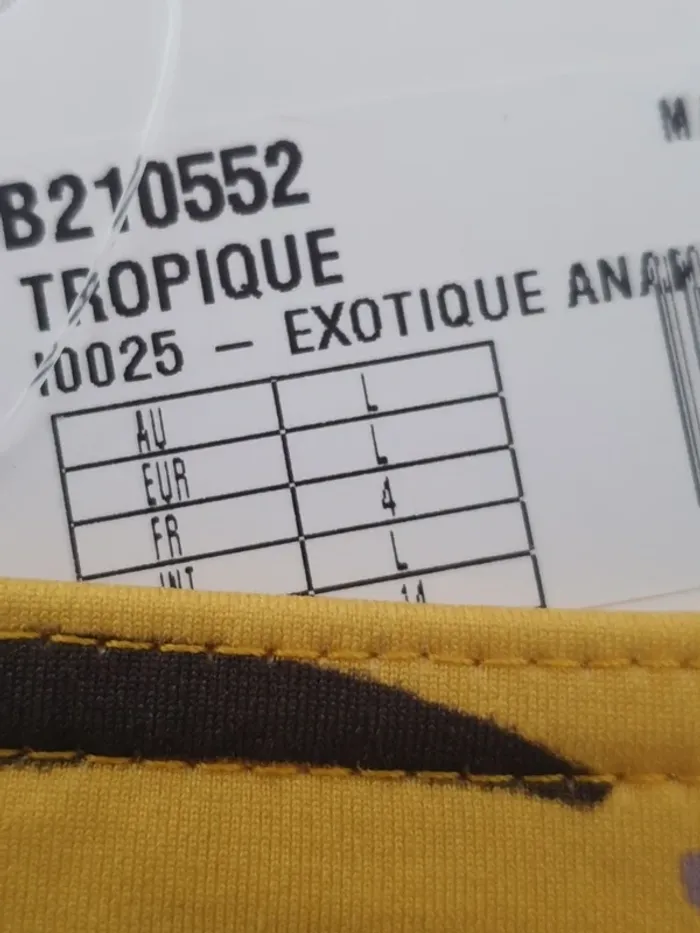 Maillot de bain Tropique Taille 44/95F - photo numéro 5