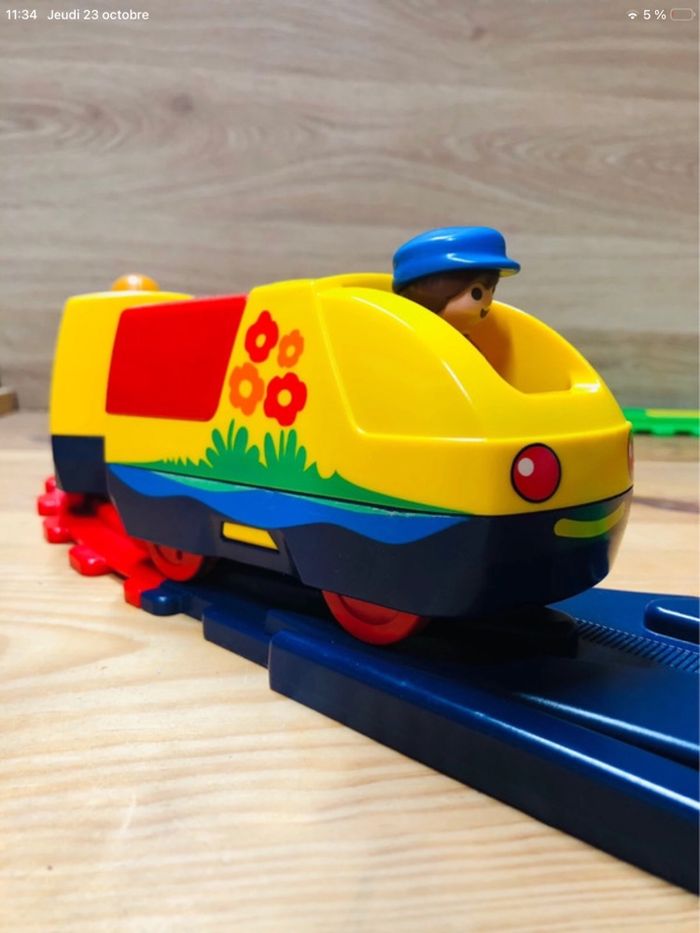 Train  playmobil 123 - photo numéro 6