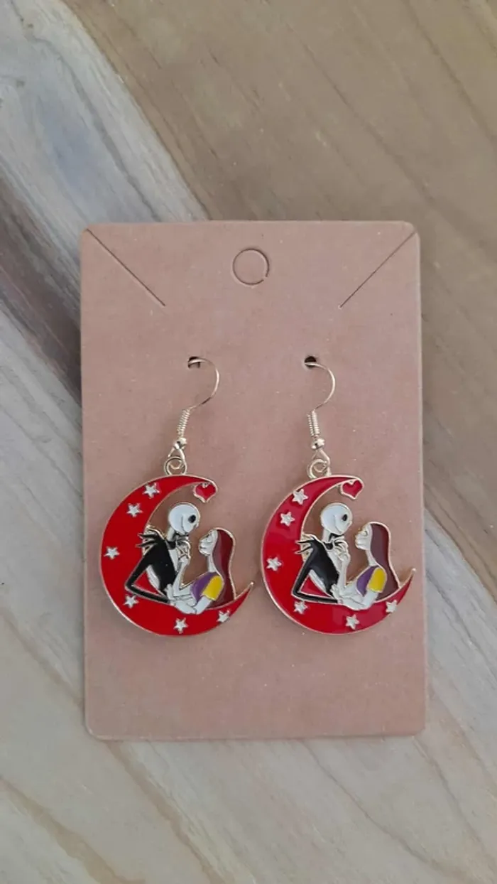 Boucle d'oreilles Jack et Sally - photo numéro 2