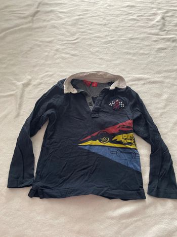 Polo manches longues cars 4 ans