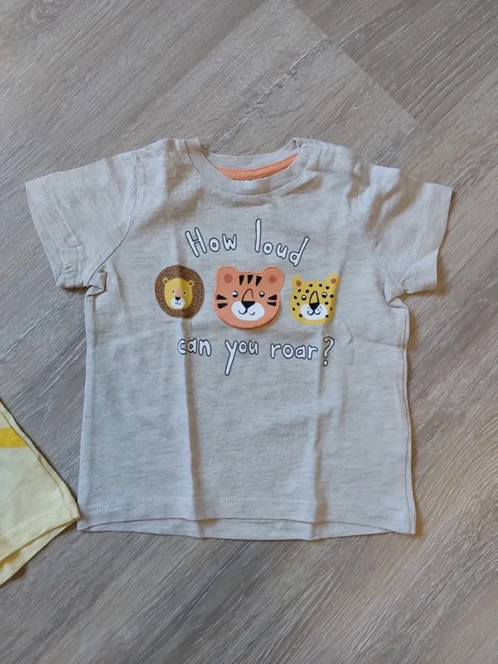 Lots 4 tee-shirts 6 mois - photo numéro 3
