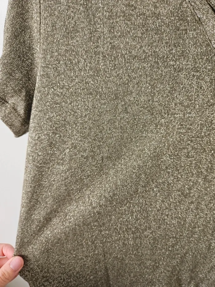 Top kaki lurex doré Le dressing de nana - photo numéro 5