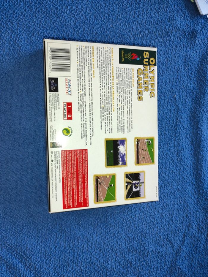 Olympic summer games super Nintendo - photo numéro 3
