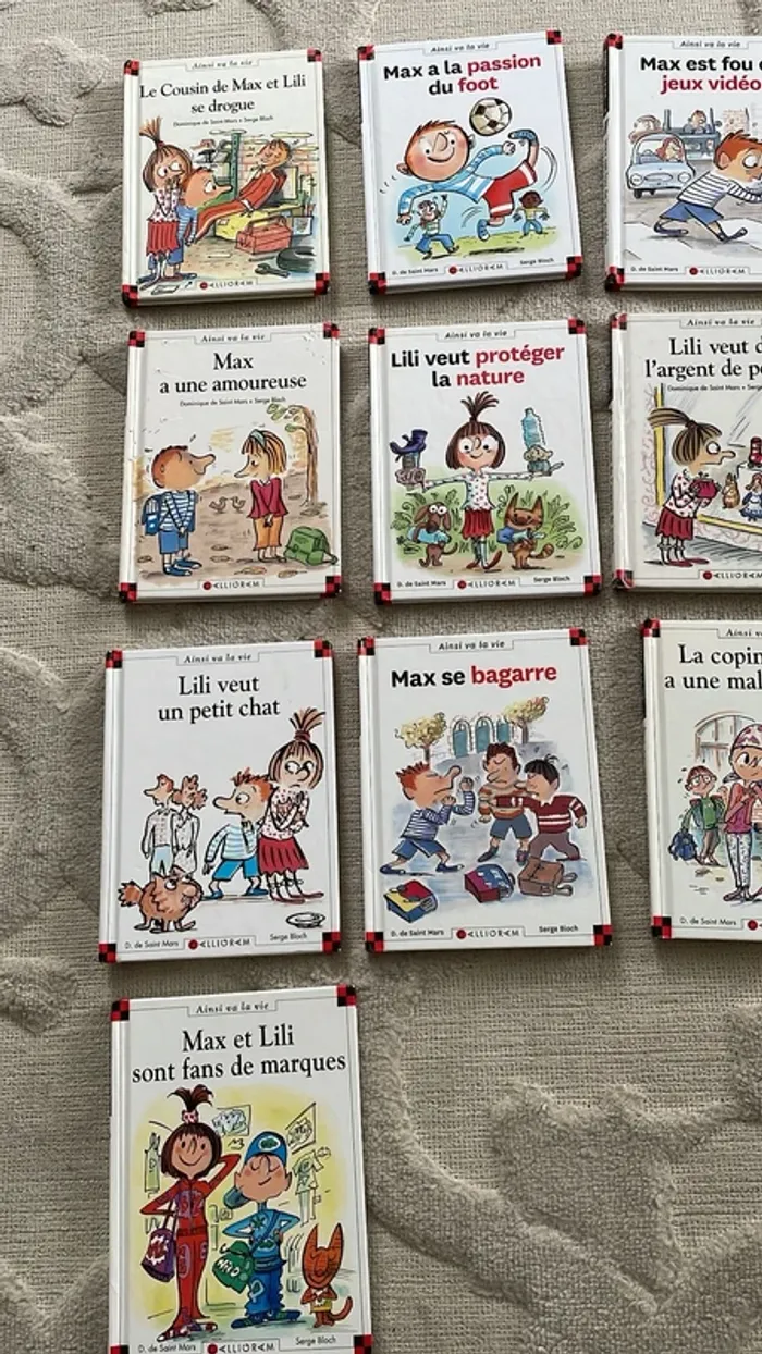 Lot de 13 livres Max et Lili – Collection “Ainsi va la vie” - photo numéro 2