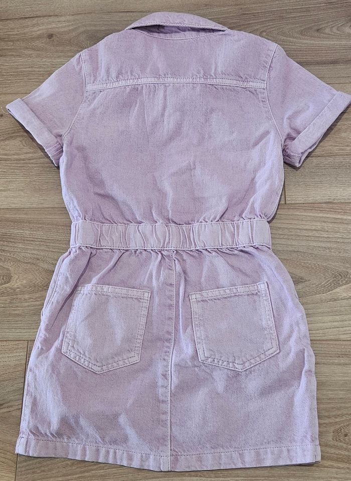 Robe rose effet jean - Taille 8 ans - photo numéro 2
