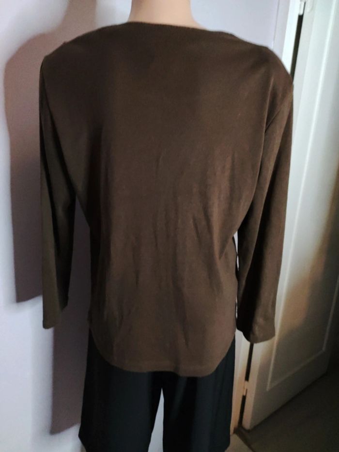 Tunique dentelle Marron t42/44 - photo numéro 5