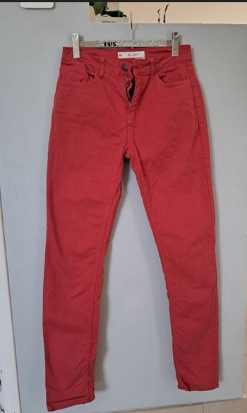 Pantalon Kiabi taille 36 rouge foncé