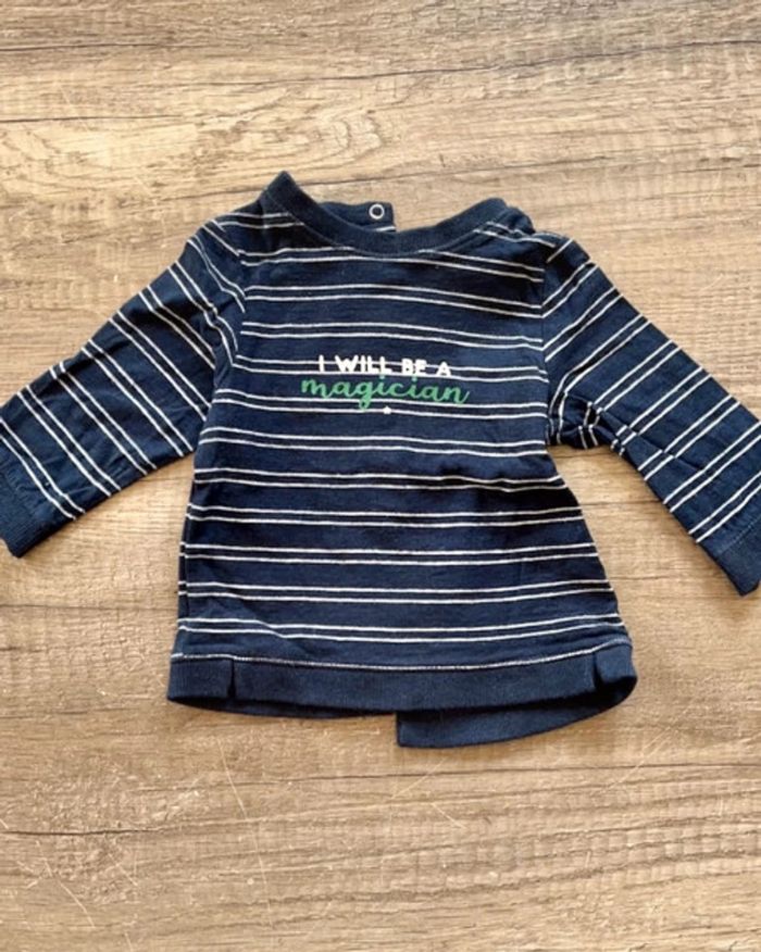 Tee shirt manche longue taille 3 mois kiabi