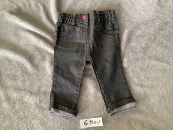 Pantalon gris pailleté