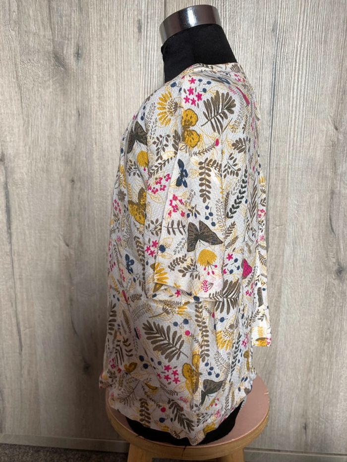 Kimono fleuri Vertbaudet 🌸 5ans - photo numéro 6