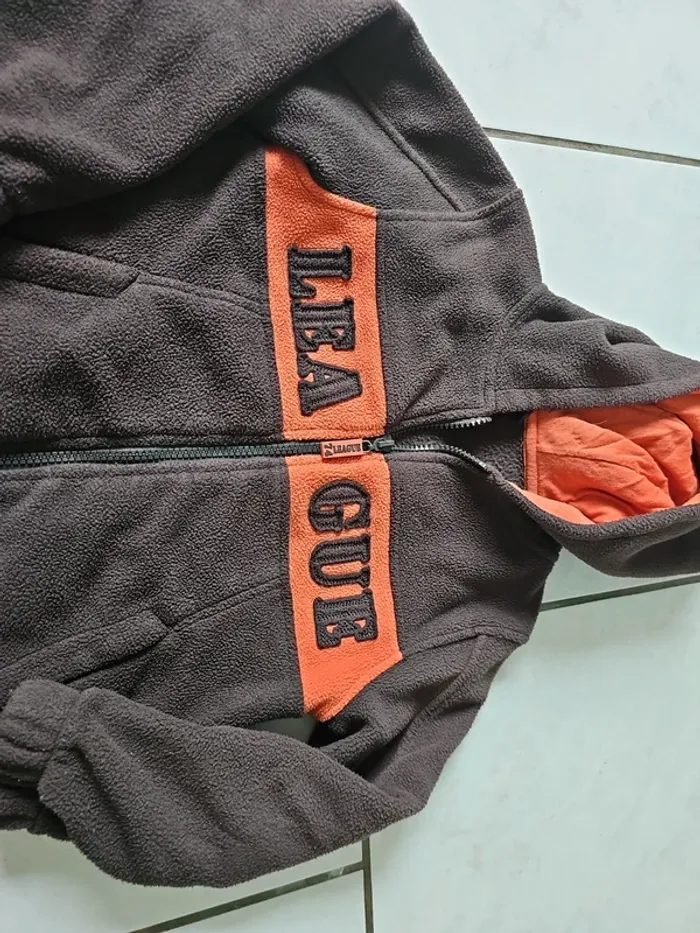 Gilet polaire marron 6 ans - photo numéro 2