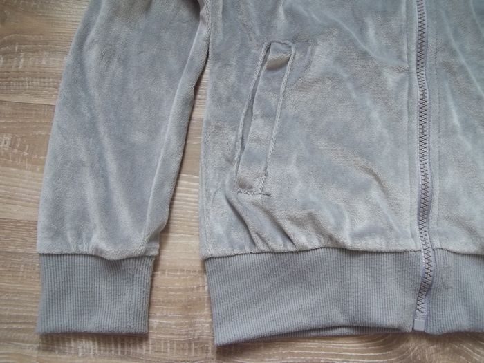 Gilet-sweat velours gris Shun Fa 12 - photo numéro 3