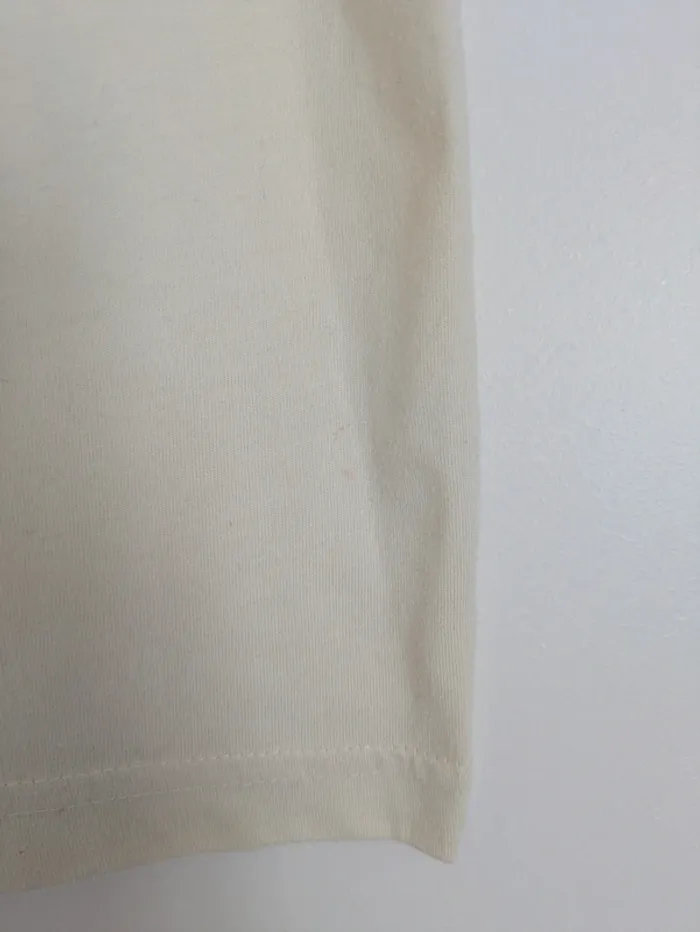 T-shirt Nike Crème Logo Graphique Bleu - Taille 4-5 Ans (Petite Tache) - photo numéro 3