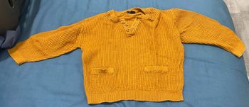 Pull jaune moutarde 18 mois