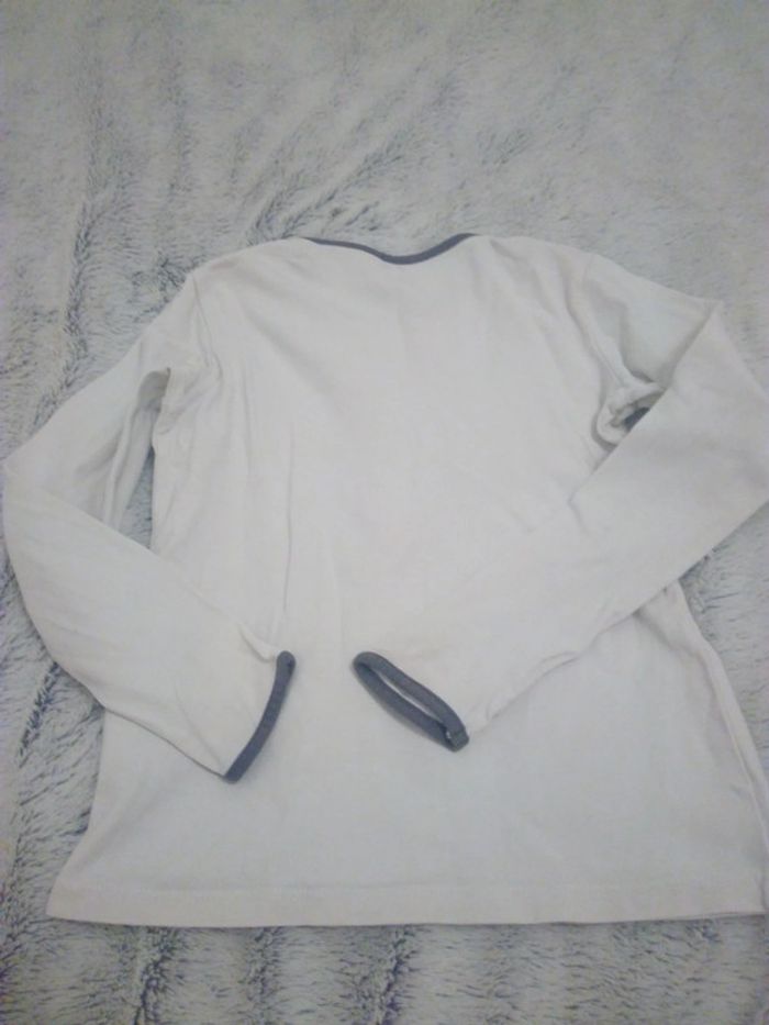 TEE shirt fille manches longues 8 ans Paris paillettes 36 - photo numéro 4