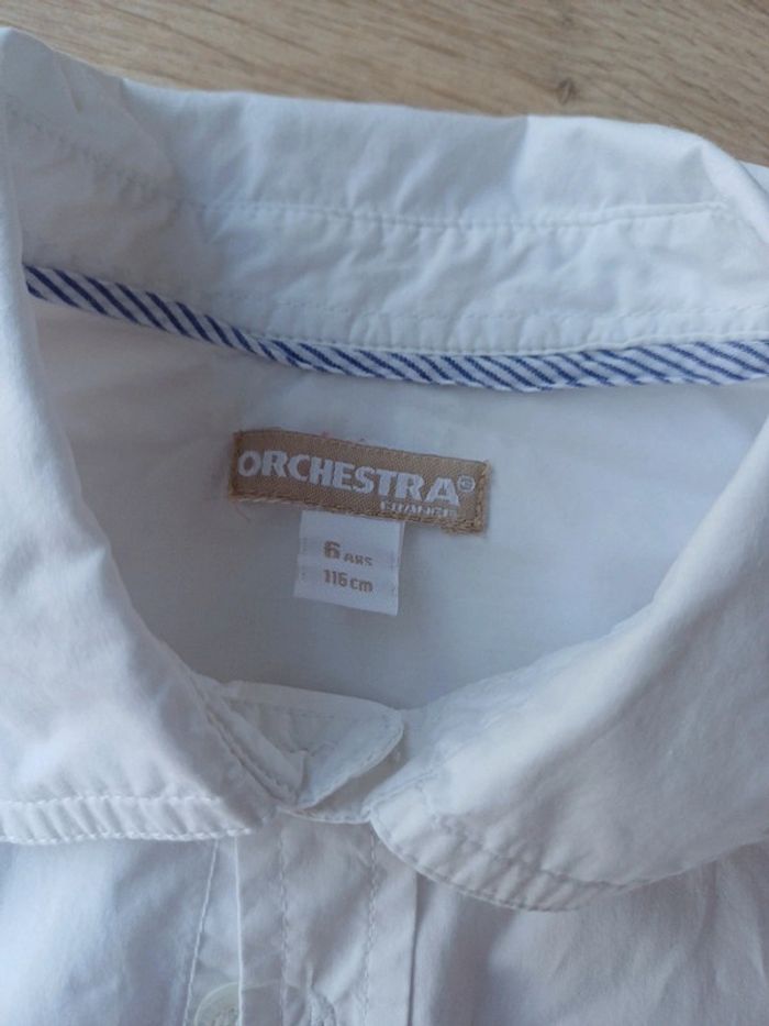 Chemise blanche orchestra 6ans ML - photo numéro 2