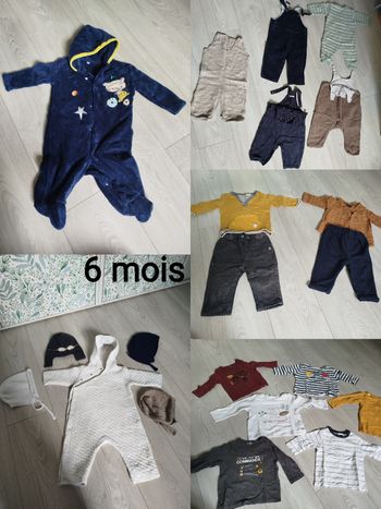 Lot de vêtements hiver garçon 6 mois