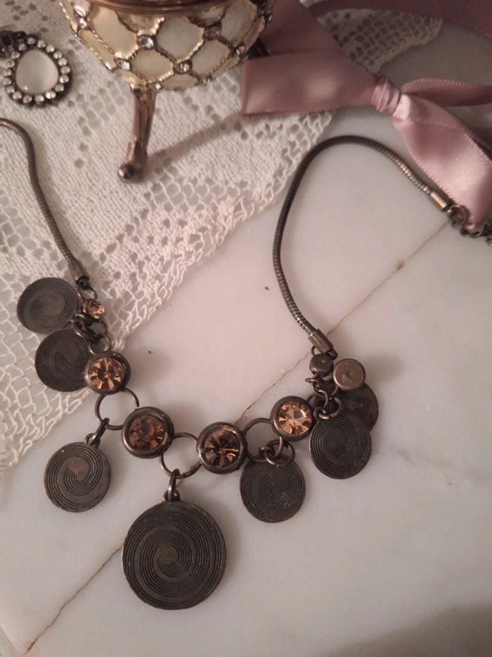 Collier et boucles d'oreilles Axelle création - photo numéro 5