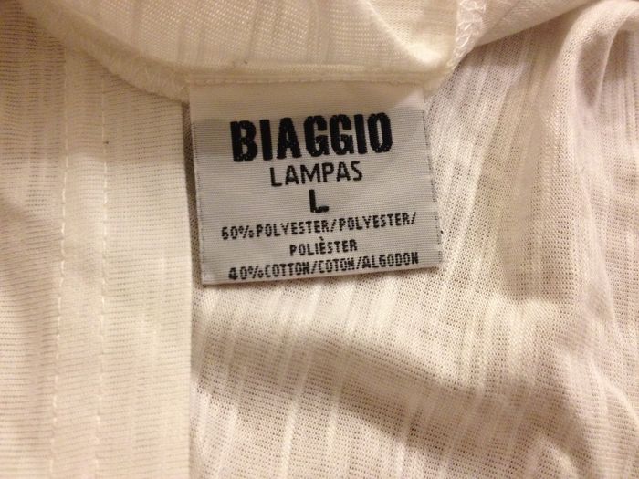 T shirt léger col rond ✧ manches courtes ✧ look masculin ✧ taille 40 ✧Biaggio Jeans - photo numéro 10