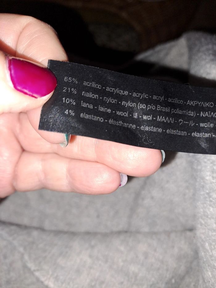 Joli pull gris zara - photo numéro 4