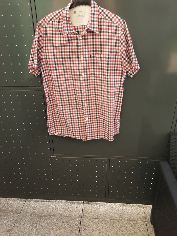 Chemise  à carreaux manches courtes marque aigle taille l