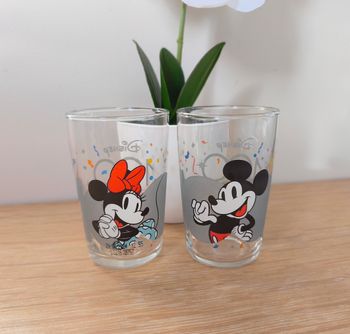 🌿 Verres Mickey Mouse et Minnie Mouse - Disney 100 ans 🌿