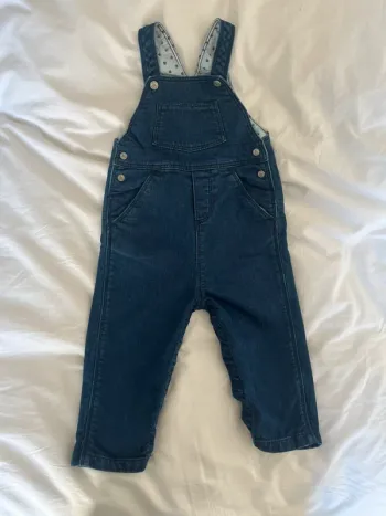 Salopette petit bateau en jeans