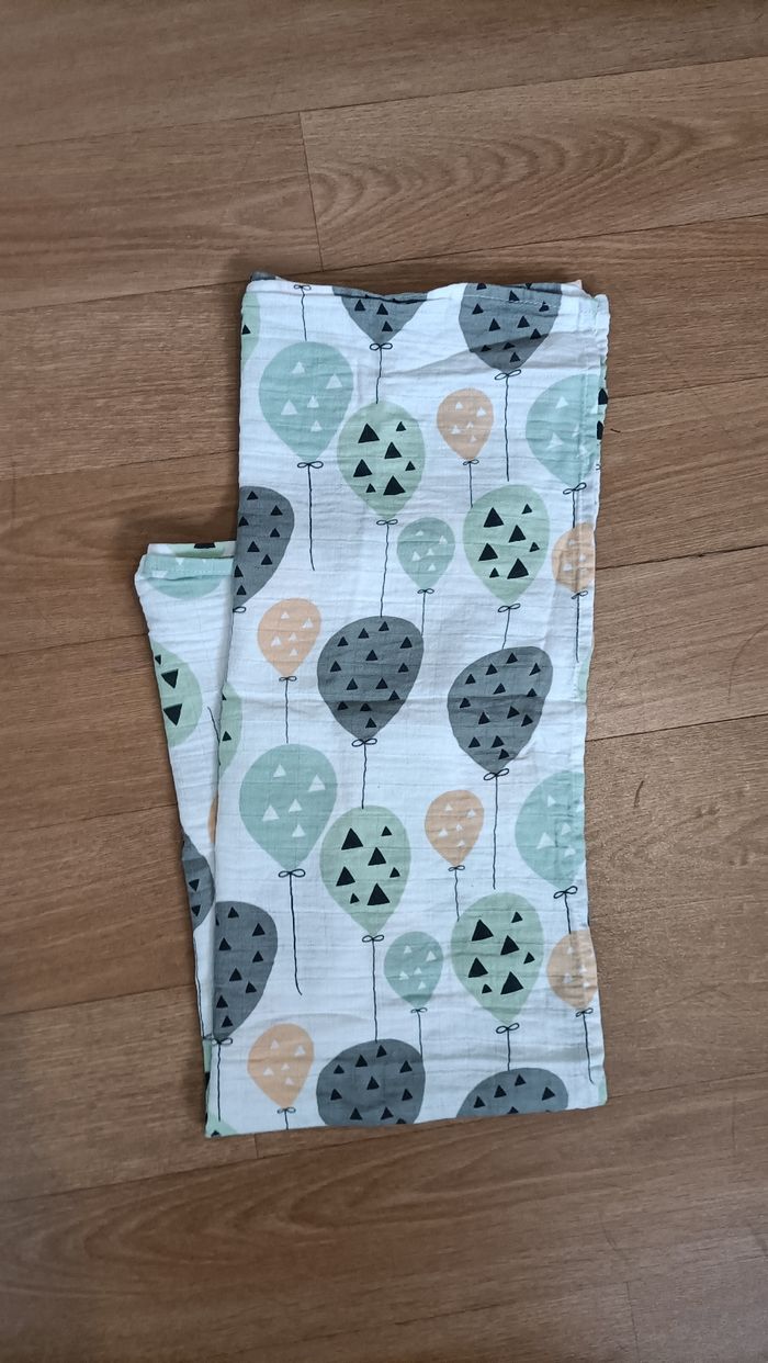 Lange en coton bébé fille/ garçon accessoires allaitement  neuf - photo numéro 2