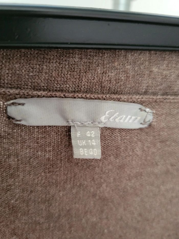 Robe pull marron clair - photo numéro 3