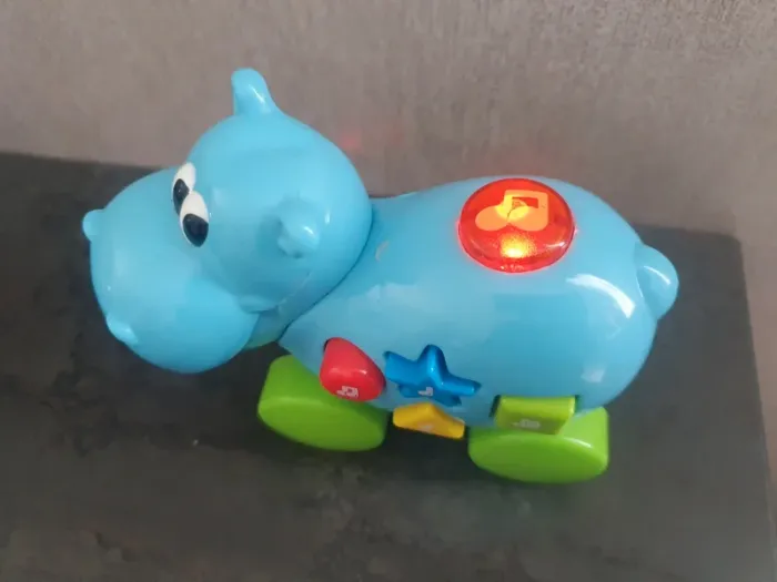 Hippopotame musical à roulettes - photo numéro 4