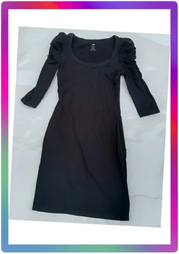 Robe épaule bouffantes XS/14 ans H&M