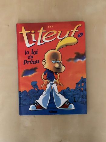 Livre titeuf la loi du préau 9
